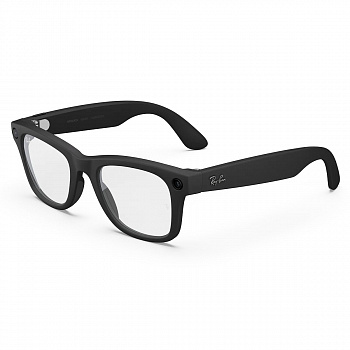 Ray-Ban Очки с камерой WAYFARER RW4012 Matte Black / Clear M